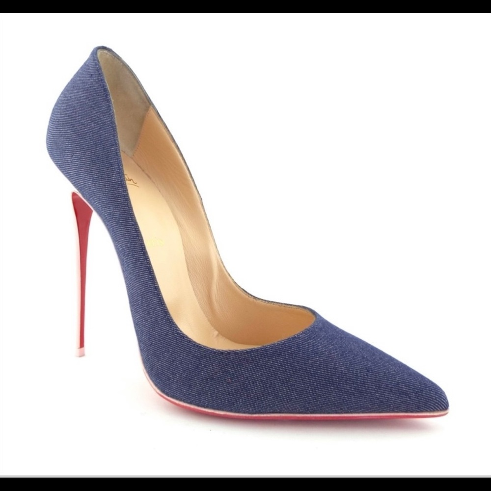 CHRISTIAN LOUBOUTIN Blue Denim Pumps 42EU/11.5US